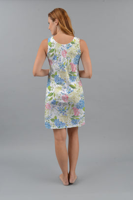 Pima Cotton Bodysuit Dress- Wild Flowers main image 1