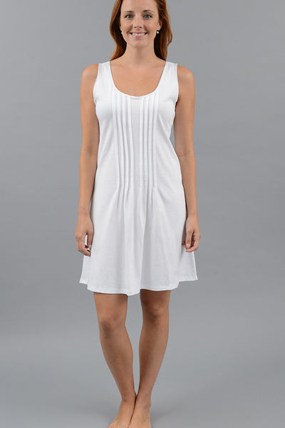 Classic Pleated Short Tank Gown