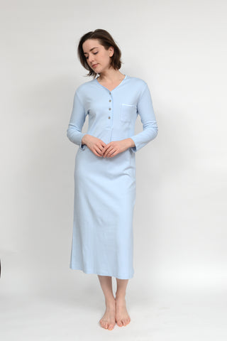 Classic Long Henley Gown